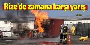Rize'de zamana karşı yarış