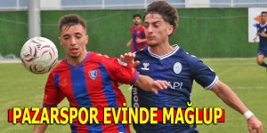 Pazarspor evinde kaybetti