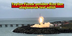Tayfun Füzesi yeniden Rize'den ateşlenerek test edildi