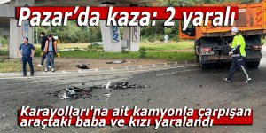 Pazar'da kaza: 2 yaralı