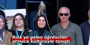 Rize'ye gelen öğrenciler ‘atmaca kültürü' ile tanıştı
