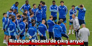 Rizespor Kocaeli'de çıkış arıyor