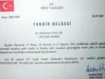 Vali Esen'den takdir belgesi