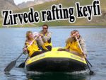 3 bin metre yüksekde rafting keyfi