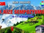 Rize sempozyumu başladı