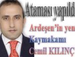 Ardeşen’e yeni Kaymakam