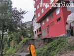 Rize'de heyelan korkusu